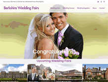 Tablet Screenshot of berkshireweddingfairs.co.uk